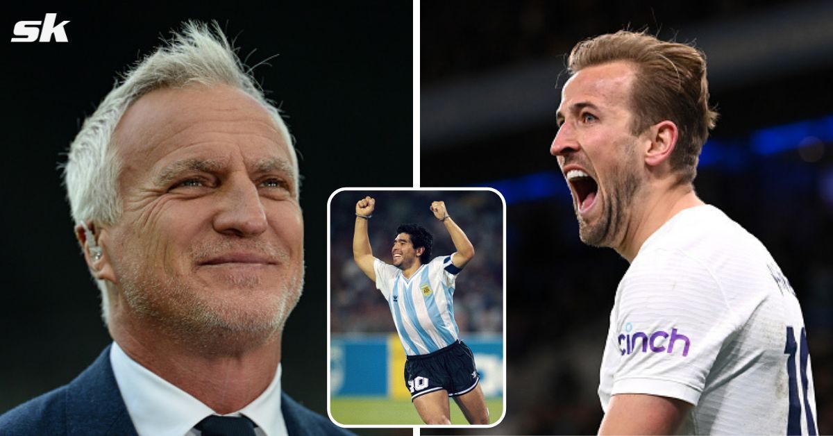 Harry Kane is compared to Diego Maradona by former Spurs winger