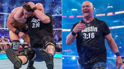 Stone Cold Steve Austin landed several Stunners over the weekend