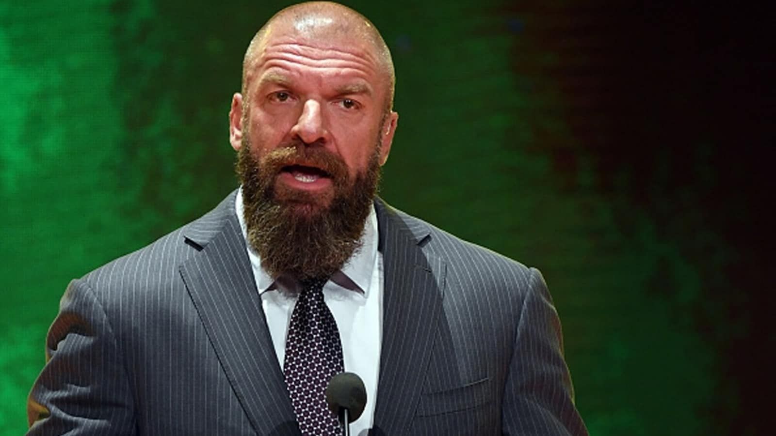 Triple H recently retired from in-ring competition