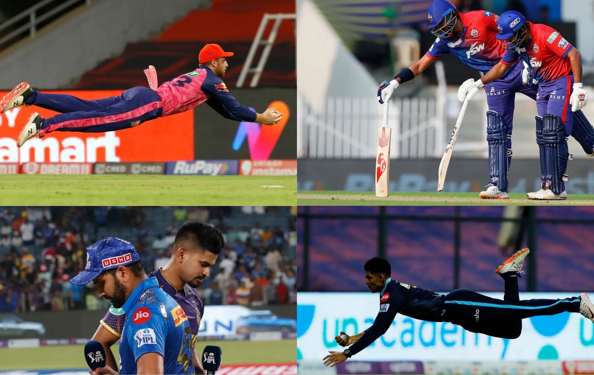 A collage of some fantastic pictures clicked during the ongoing IPL. Pic: IPLT20.COM