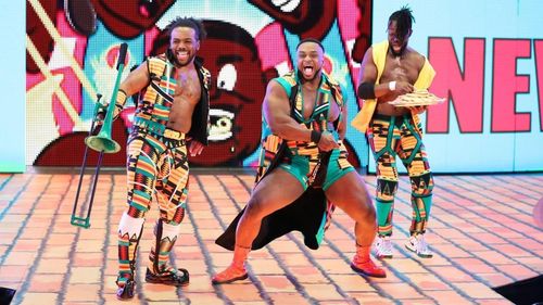 Despite Big E's recent injury, Kofi Kingston and Xavier Woods carry on the New Day banner in WWE.