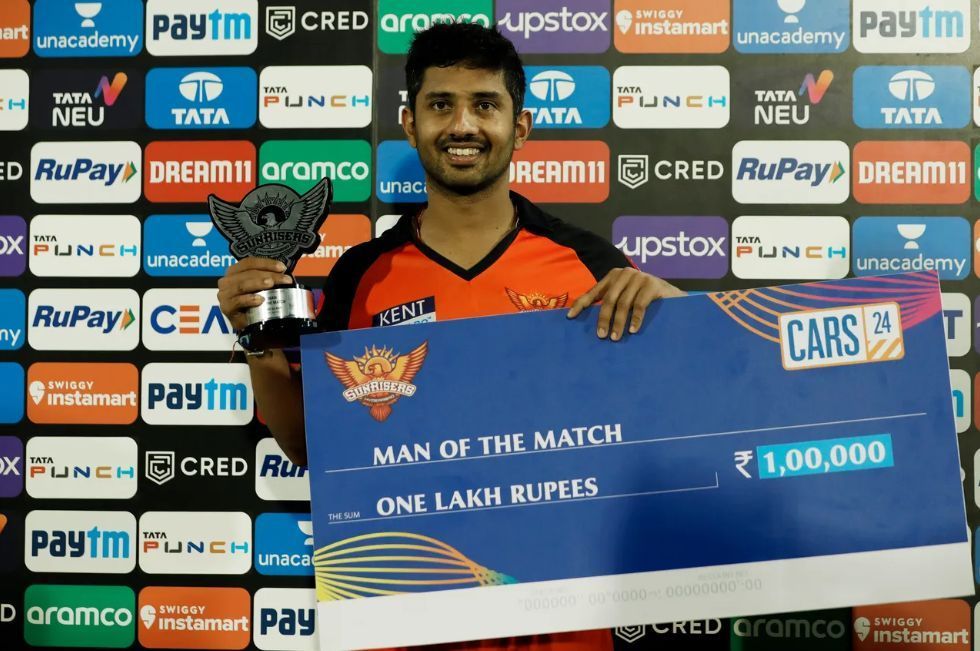 Rahul Tripathi was duly chosen as the Player of the Match [P/C: iplt20.com]