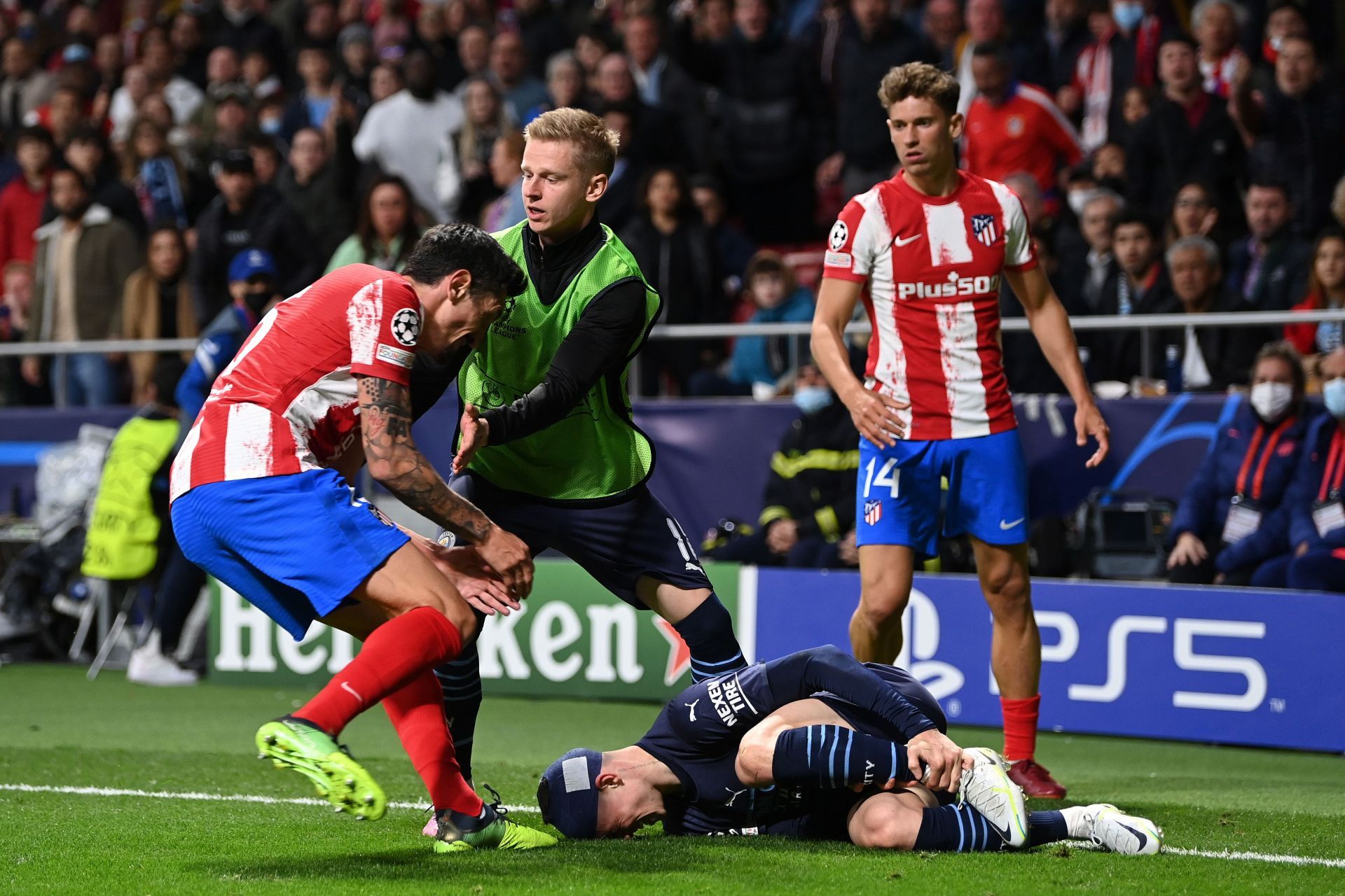 Tensions boiled over during the UCL tie