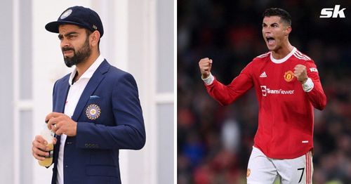 Kohli hails Ronaldo (right) as his favorite athlete of all time.