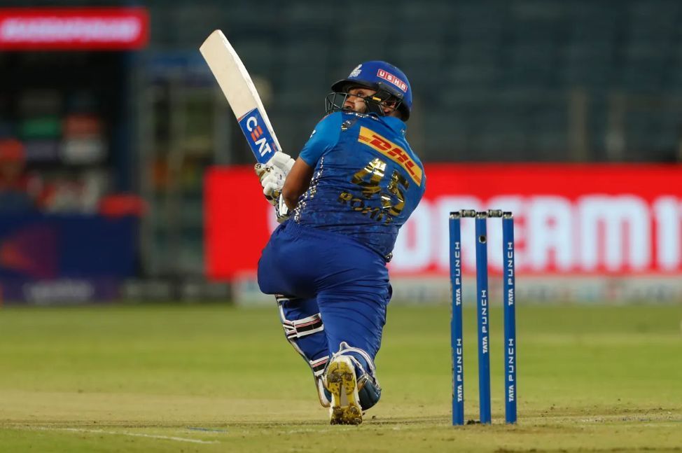 Rohit Sharma took the attack to the Punjab Kings bowlers [P/C: iplt20.com]