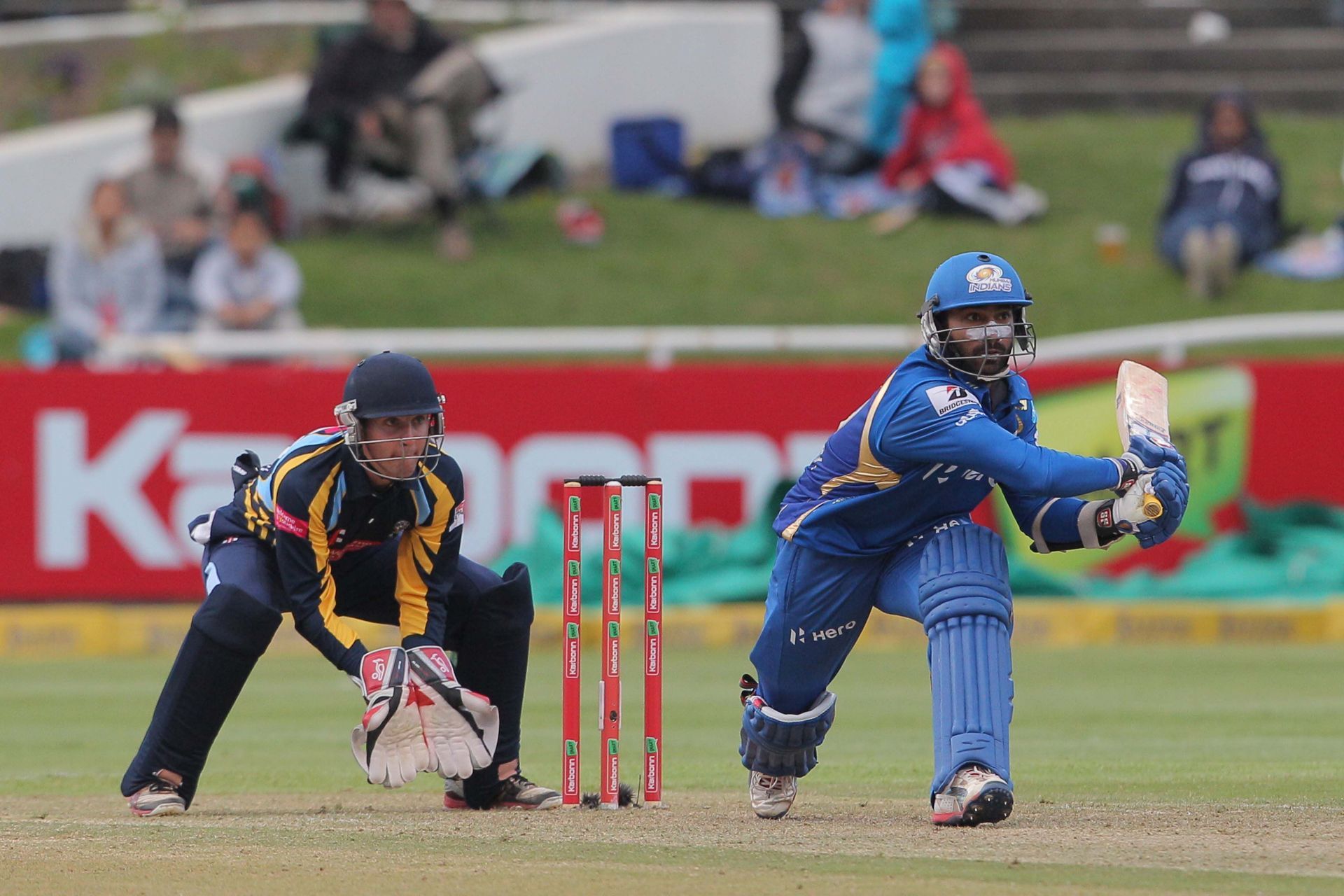 CLT20 2012 Match 11 - Mumbai Indians v Yorkshire Carnegie