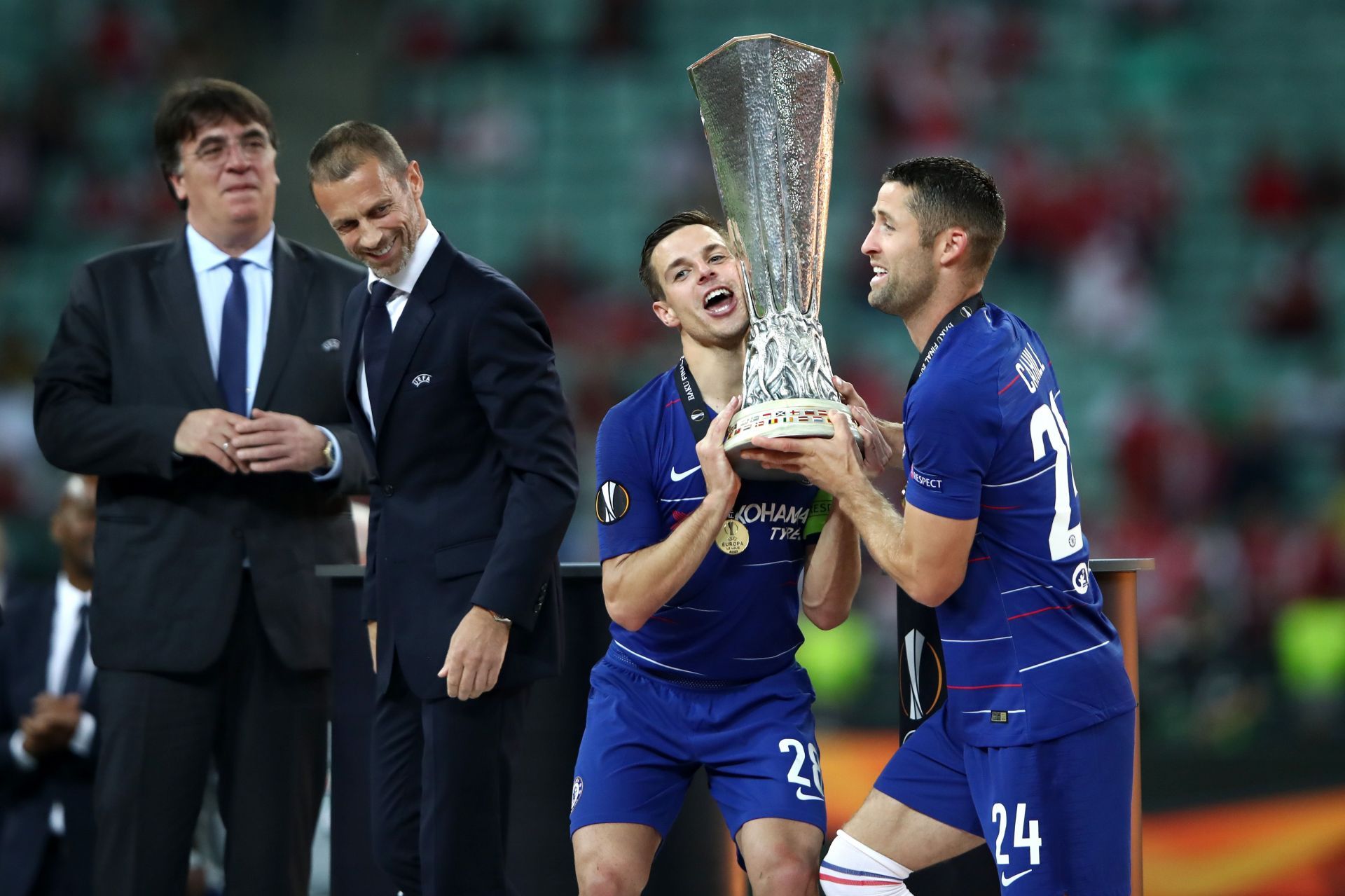 Gary Cahill had Azpilicueta as vice-captain