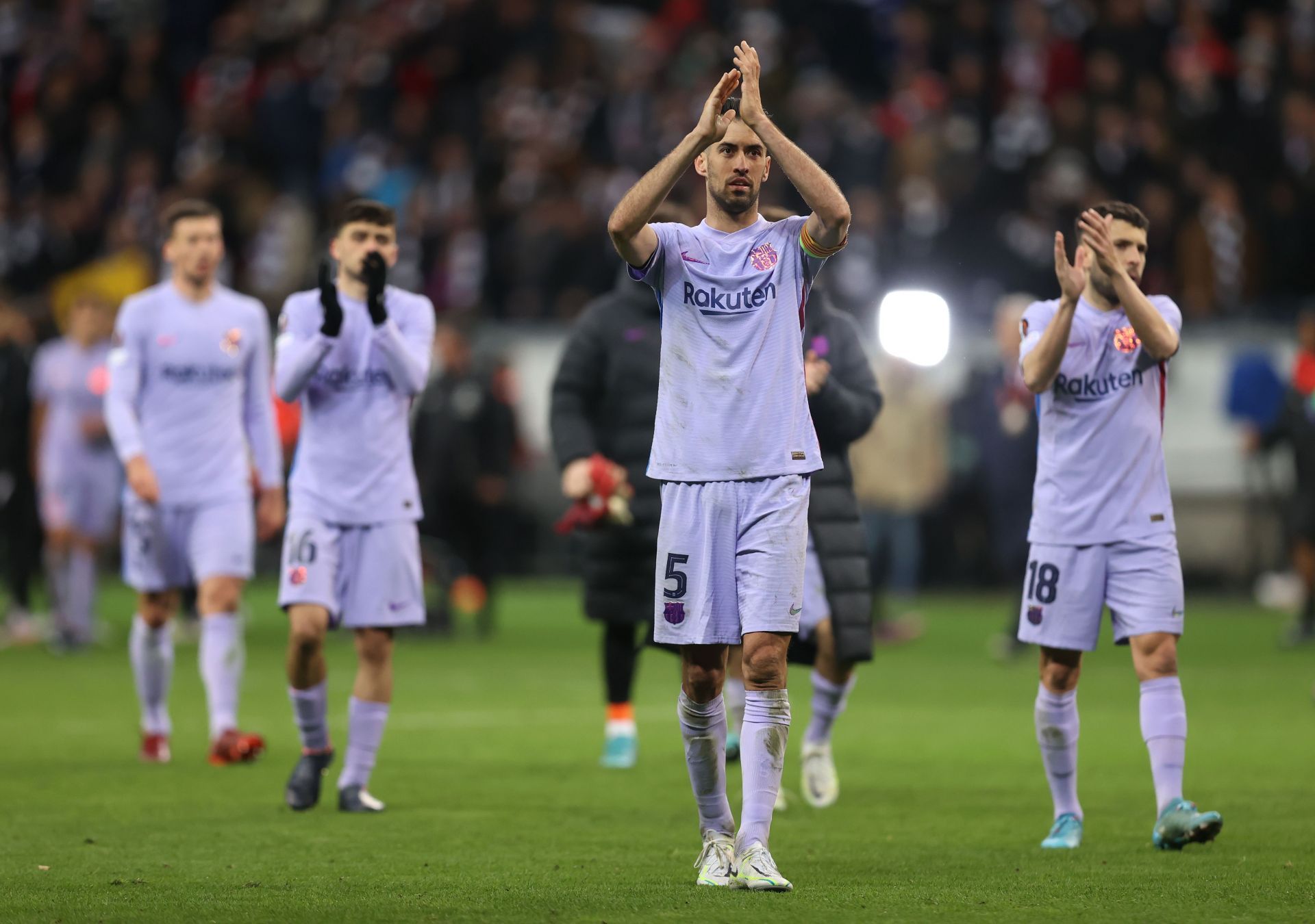 Sergio Busquets (#5) was incorrectly adjudged to have given away a penalty