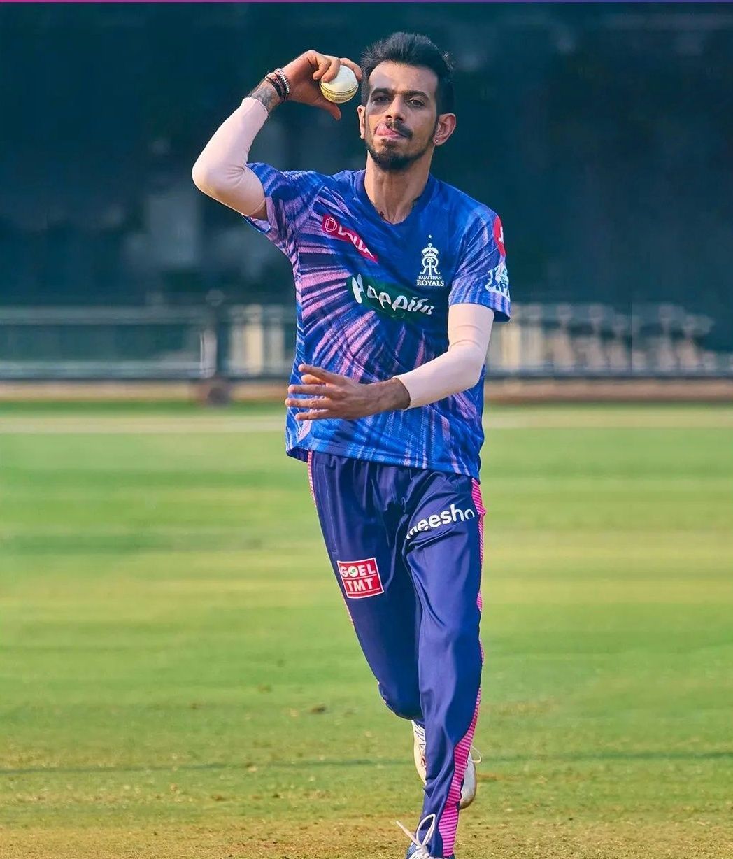 Yuzvendra Chahal is the current Purple Cap holder with 12 wickets [P.C: Rajasthan Royals]