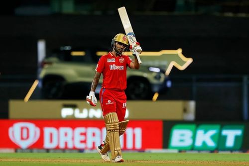 Shikhar Dhawan's knock helped Punjab Kings post a formidable total [P/C: iplt20.com]