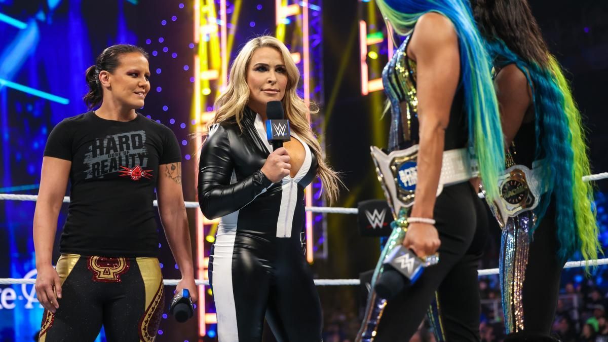 Natalya and Shayna Bazsler seem to be the only tag team left to challenge for the women's titles