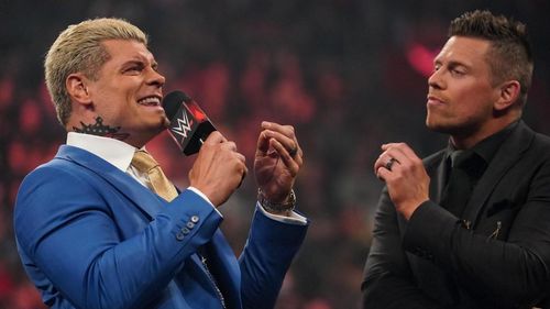 Cody Rhodes and The Miz on this week's RAW