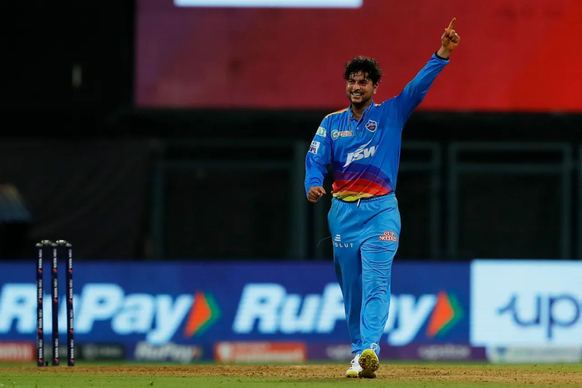 Delhi Capitals left-arm spinner Kuldeep Yadav. Pic: IPLT20.COM