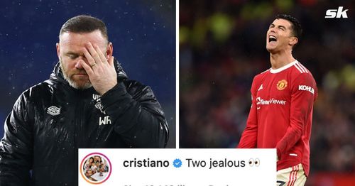 The Portuguese star has reacted to Rooney's comments