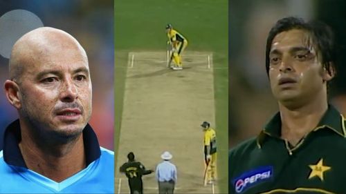 Herschelle Gibbs has reacted to the quick delivery bowled by Shoaib Akhtar