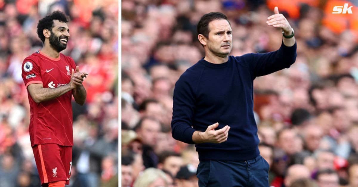 Everton manager Frank Lampard makes Mohamed Salah penalty claim following Liverpool defeat