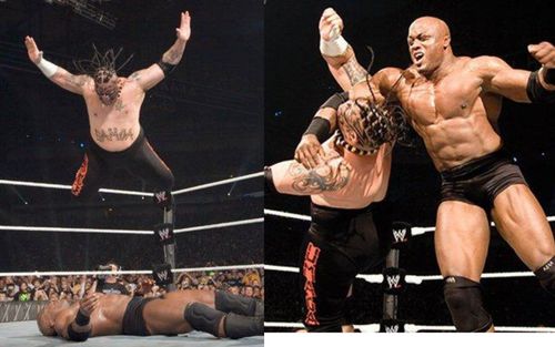 Umaga faced Bobby Lashley in the 'Battle of the Billionaires' at WrestleMania 23!