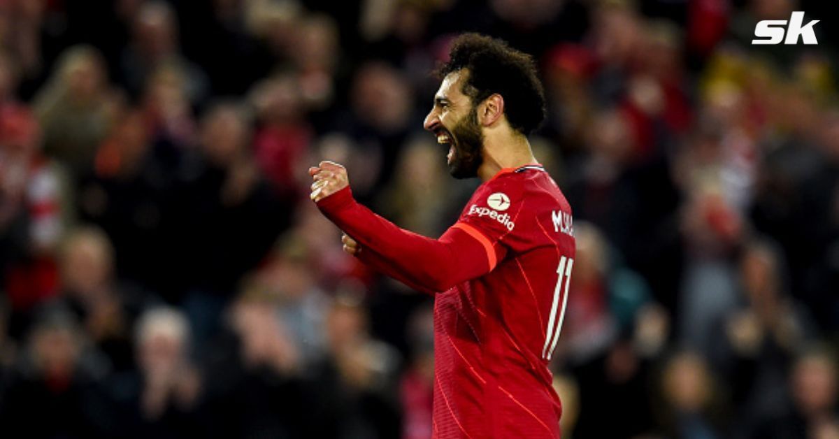 Liverpool attacker Mohamed Salah in action