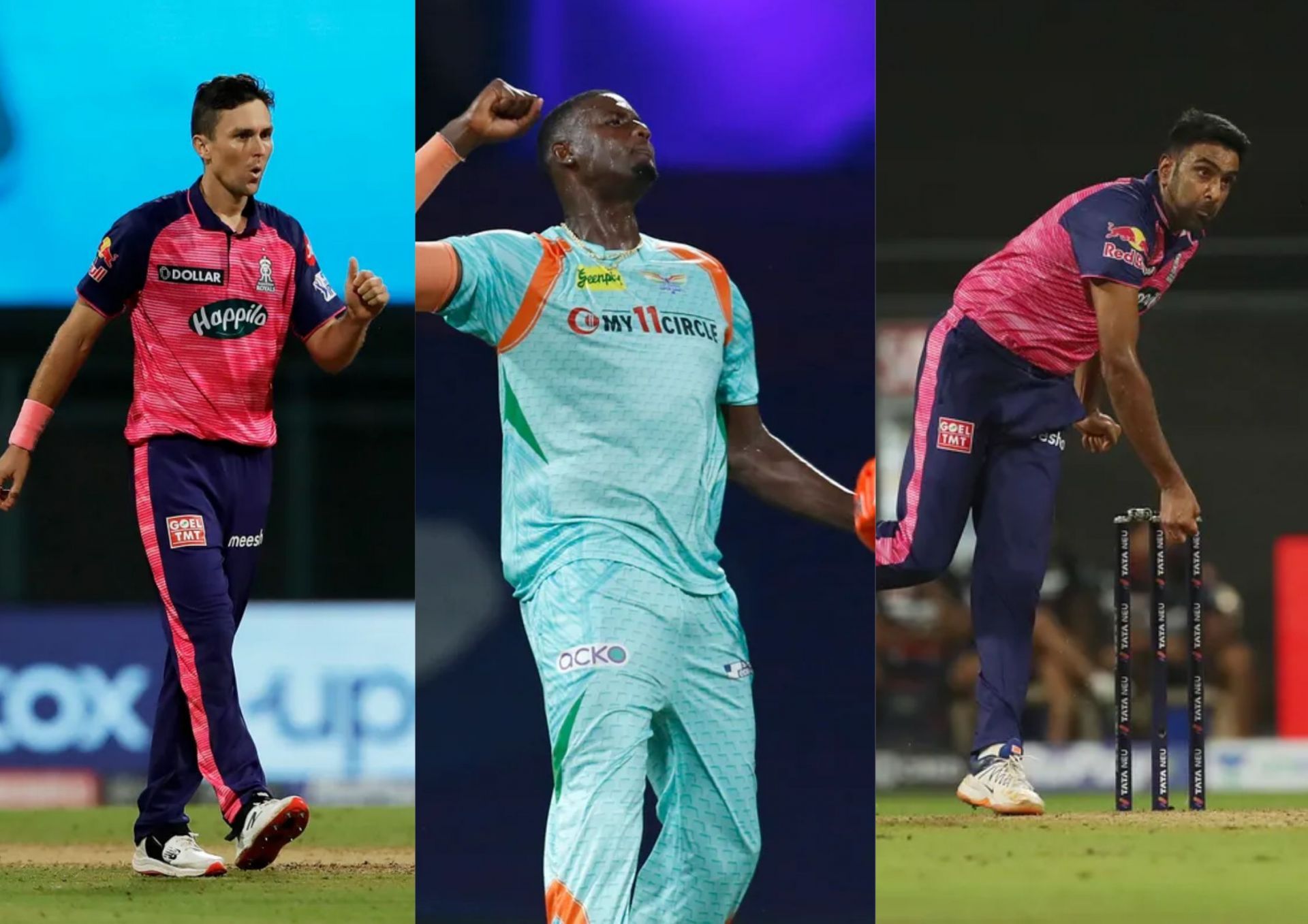 Predicting the three highest wicket-takers in the IPL 2022 clash between RR and LSG (Picture credits: IPL)