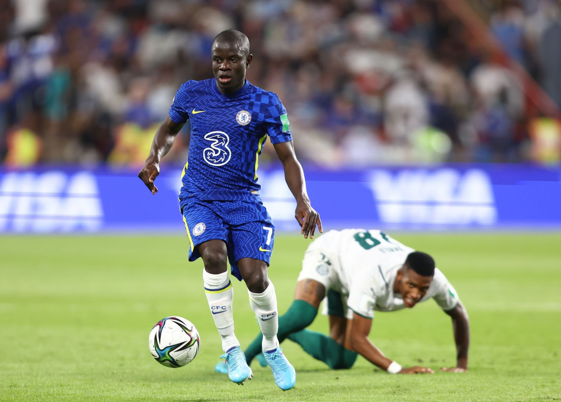 Kante won four consecutive man of the match awards in the Champions League last season