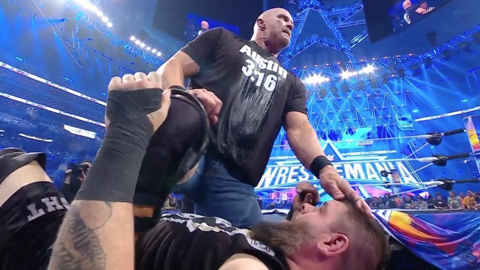 WWE WrestleMania 38 के पहले दिन स्टीन ऑस्टिन ने मचाया बवाल 