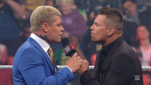 Rhodes goes up against The Miz.