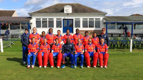 Namibian Women's Cricket Team in action (Image Courtesy: Emerging Cricket)