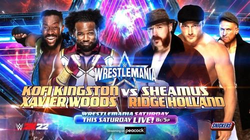 Despite being advertised, The New Day's match against Sheamus and Ridge Holland didn't happen.