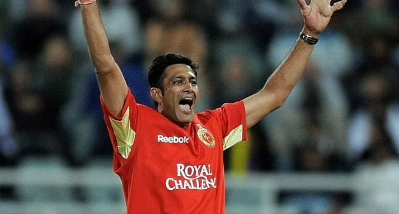 Anil Kumble dragged RCB back into this game in Durban (Image Courtesy: iplt20.com)