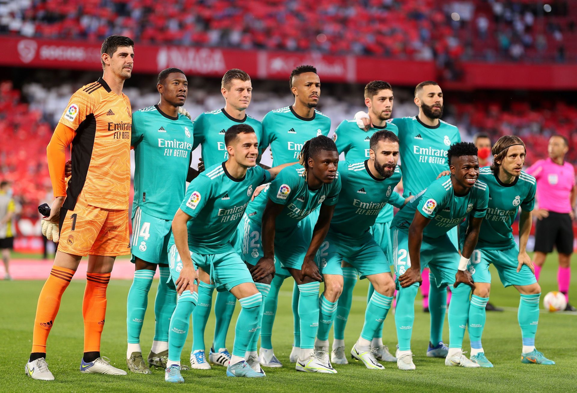 Real Madrid players were absolutely livid after the goal was disallowed.