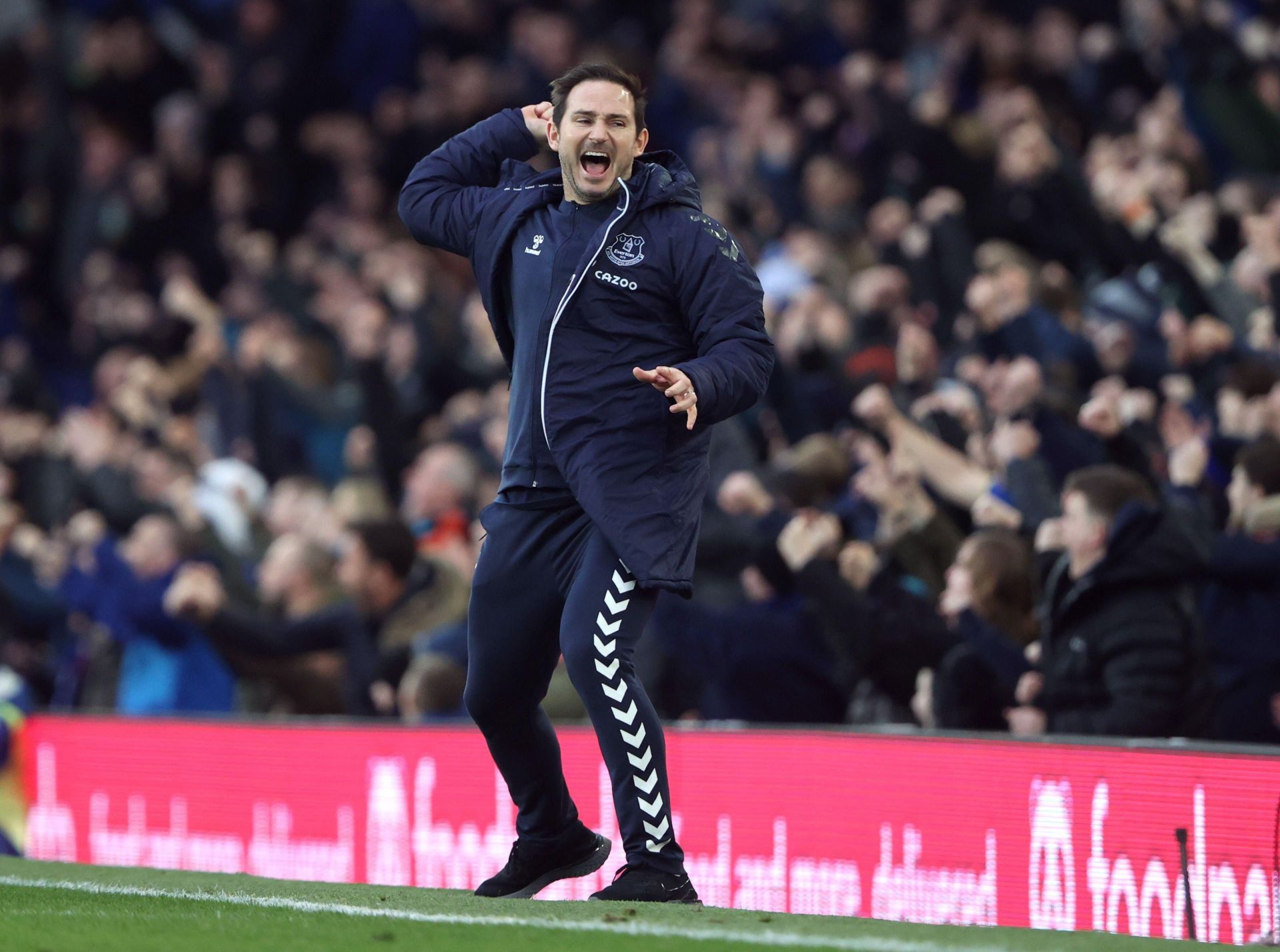 Frank Lampard&#039;s Everton recorded an important victory against Manchester United