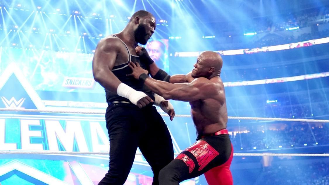 Bobby Lashley knocked down the giant at WWE WrestleMania 38.