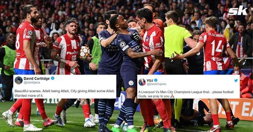 City and Atletico Madrid got feisty