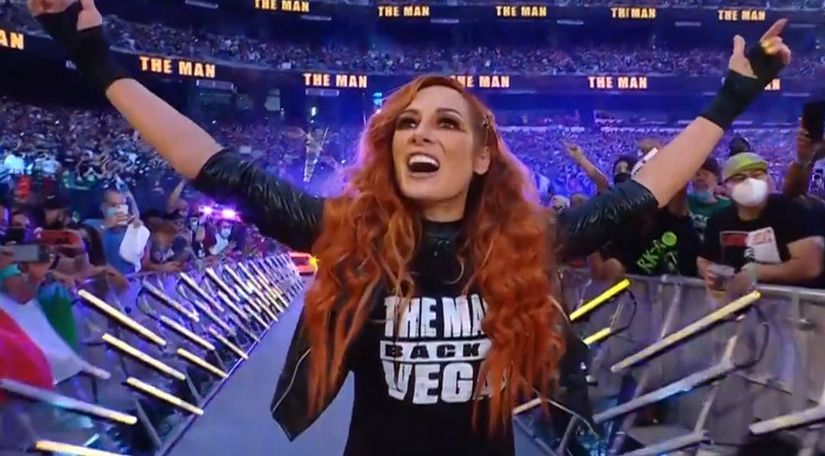 Becky Lynch currently competes on RAW
