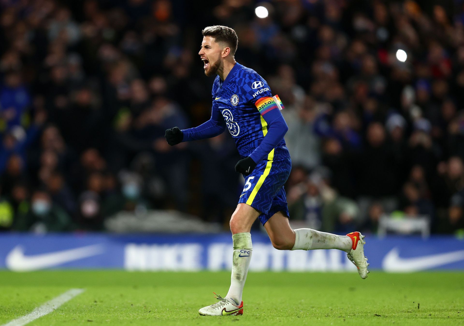 Jorginho occasionally leads the Blues in Azpilicueta's absence