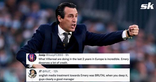 Social media hails Unai Emery following Villarreal's win over Bayern in the Champions League QF