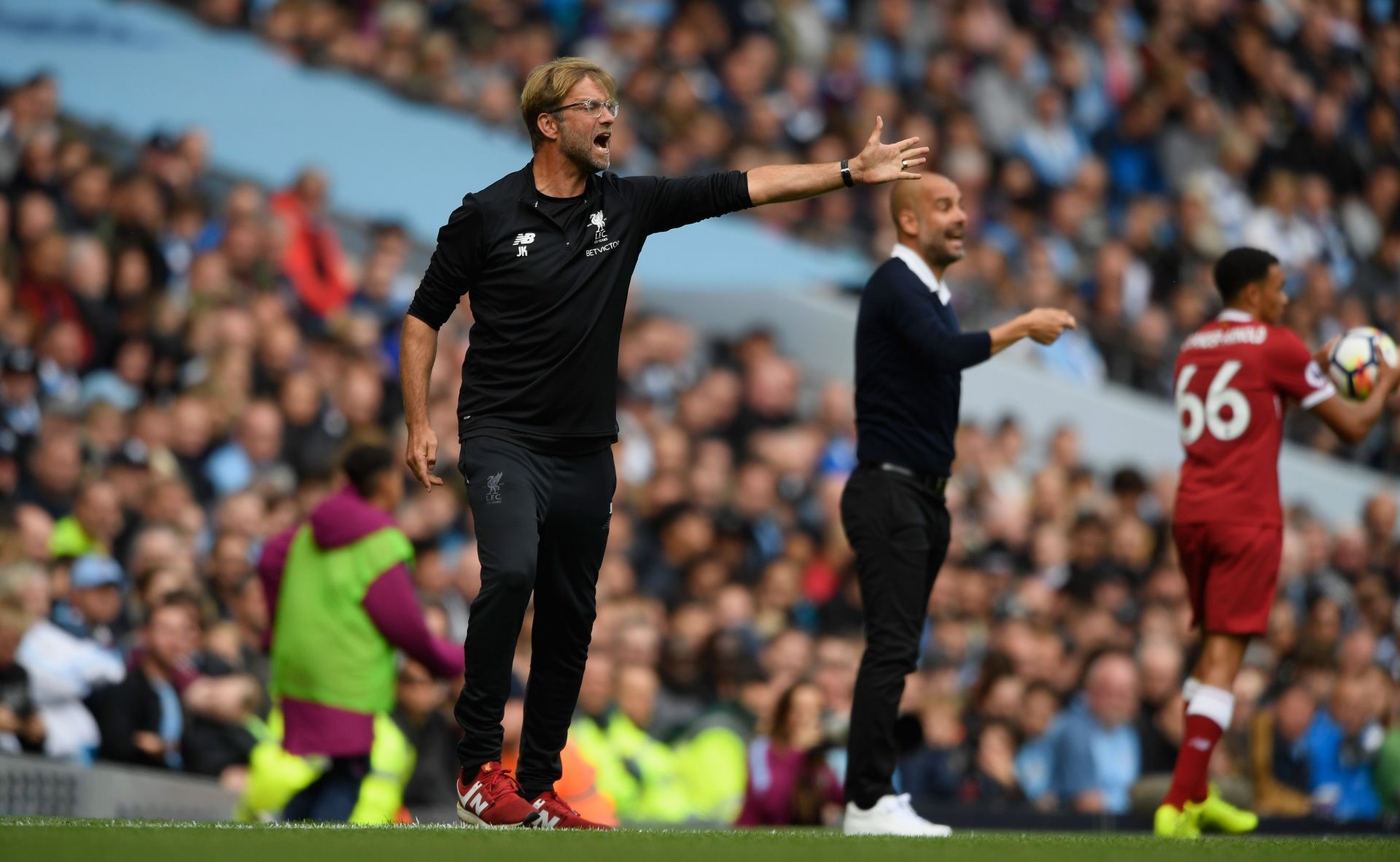 The Reds and the Cityzens are in the midst of an intense battle for the Premier League title