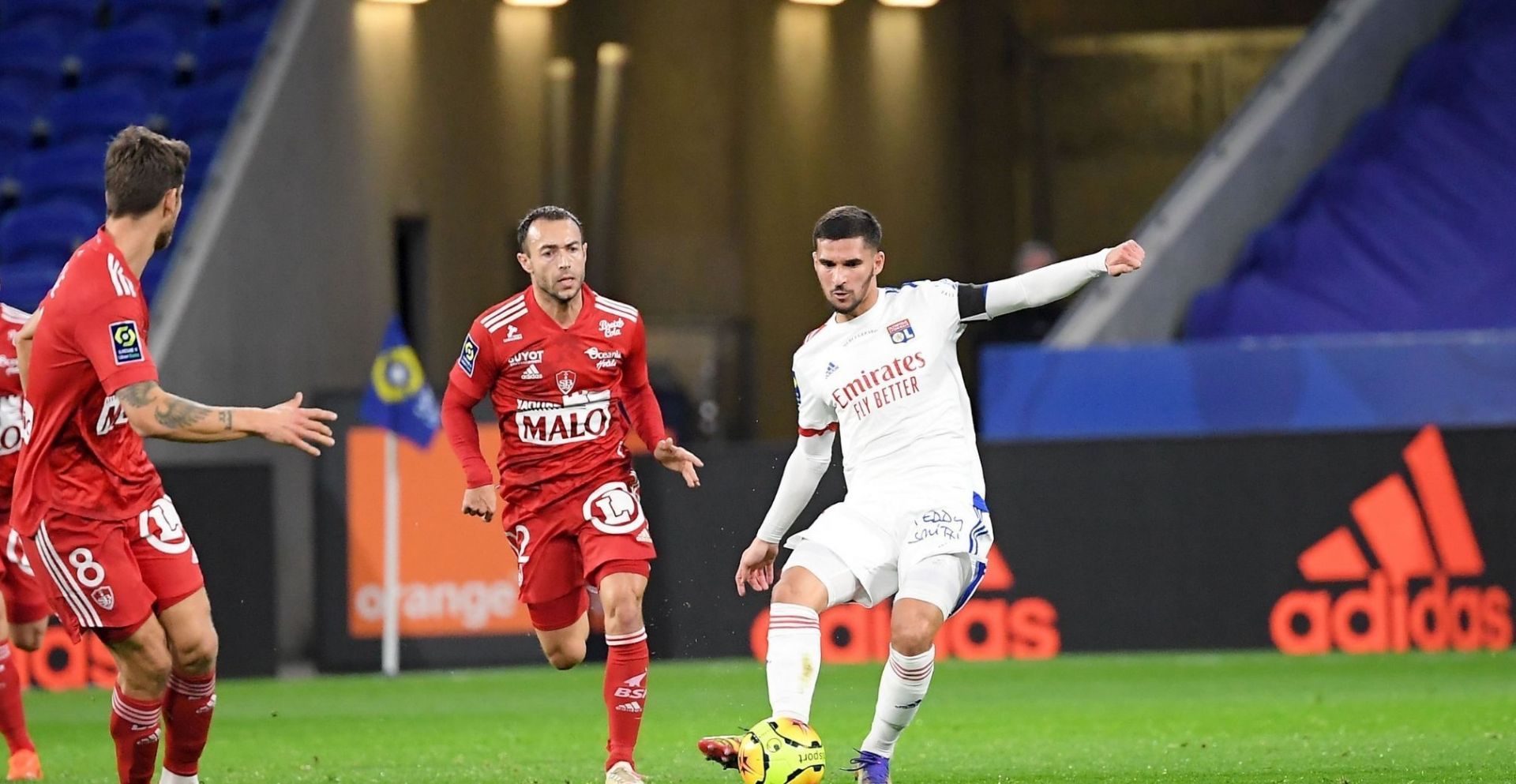 Brest are in action against Lyon on Wednesday.