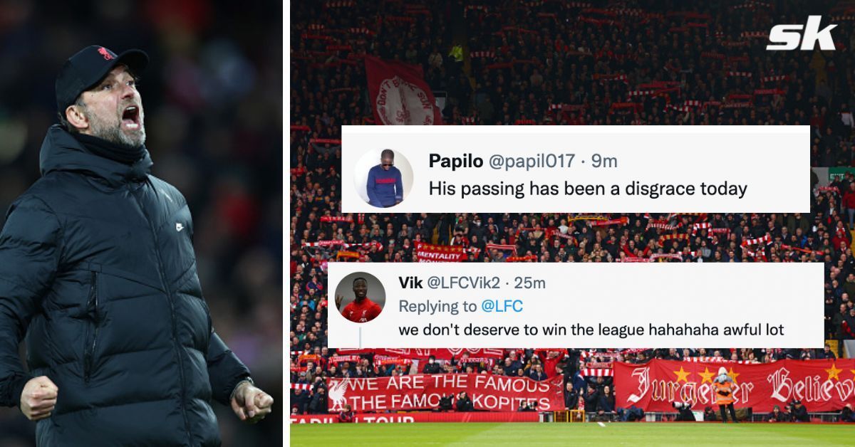 Reds fans are not impressed with the first-half performance of Trent Alexander-Arnold