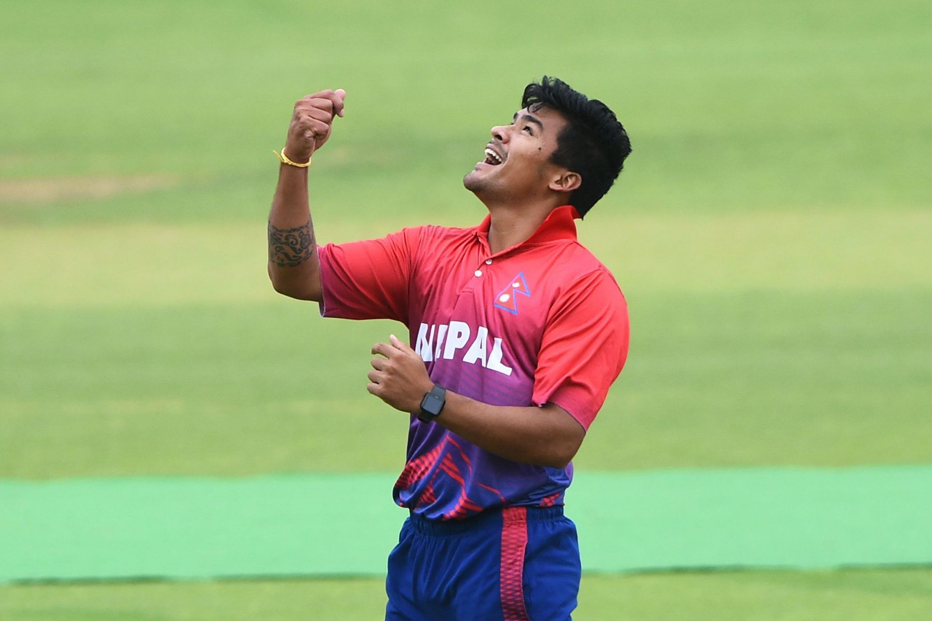 Karan KC was one of the star seamers for Nepal in the World Cup qualifiers. [P/C: ICC]