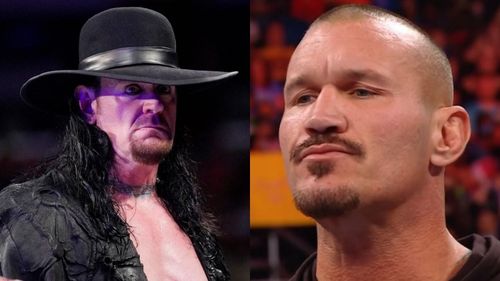 The Undertaker (left); Randy Orton (right)