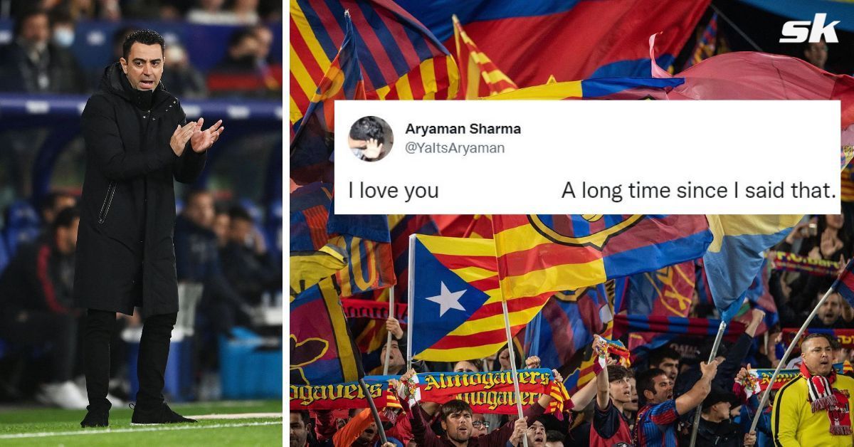 The Blaugrana fans showered love on their goalkeeper after his match-winning performance