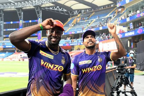   Andre Russell (L) & Umesh Yadav will hold the key to Kolkata Knight Riders' success against Mumbai Indians (Image Courtesy: IPLT20.com)