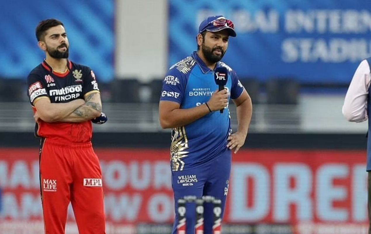 Both Virat Kohli (L) and Rohit Sharma have failed spectacularly in this year&#039;s IPL (Image courtesy: iplt20.com)