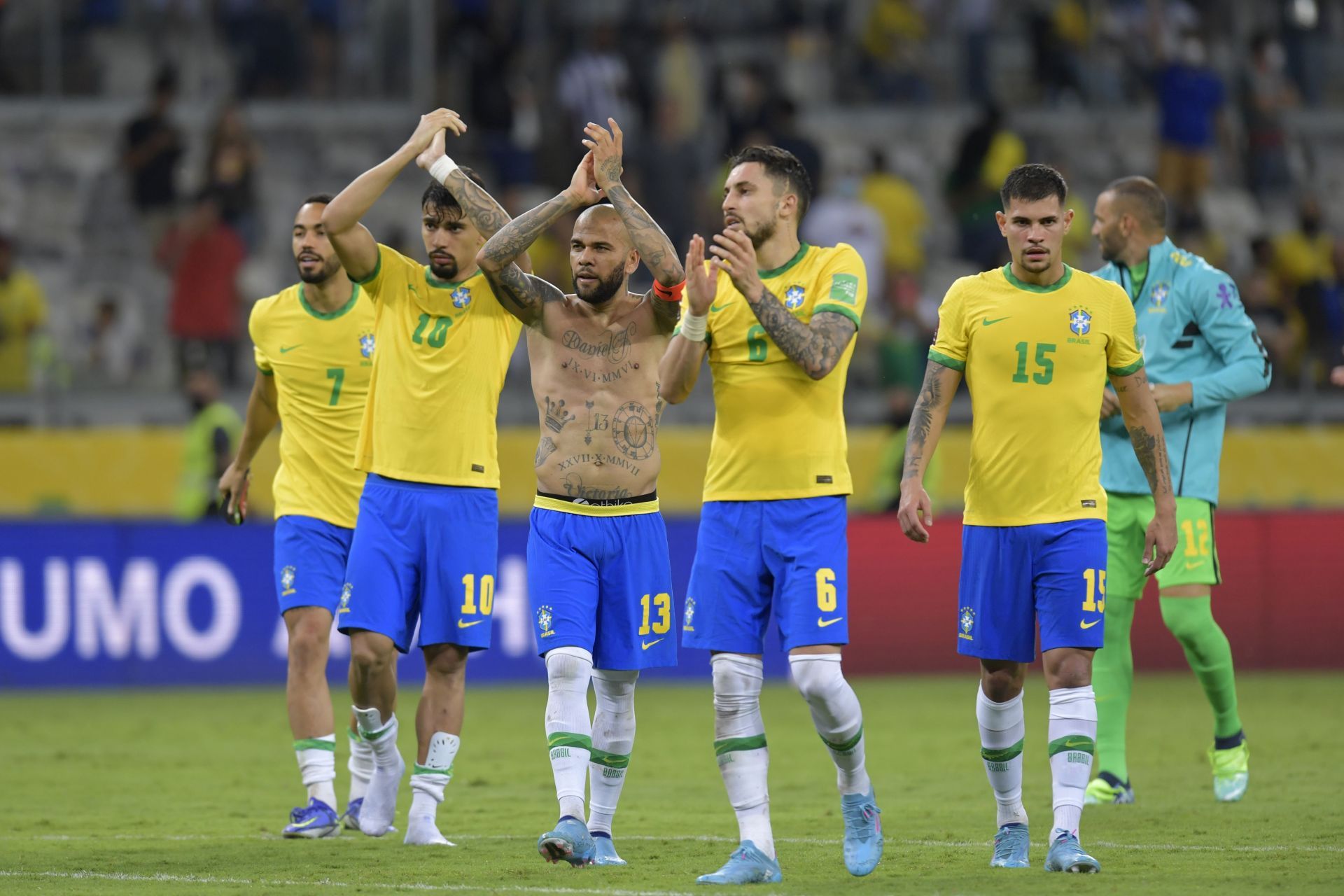 Brazil are first in the current rankings for international teams