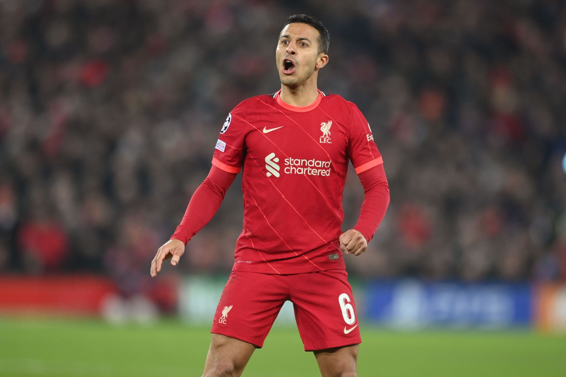 Thiago continued his stunning form for the Reds