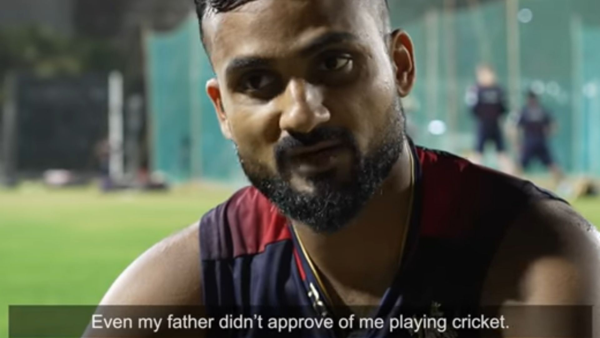 Akash Deep explained why his parents used to get angry when he played cricket. (P.C.:RCB YouTube)