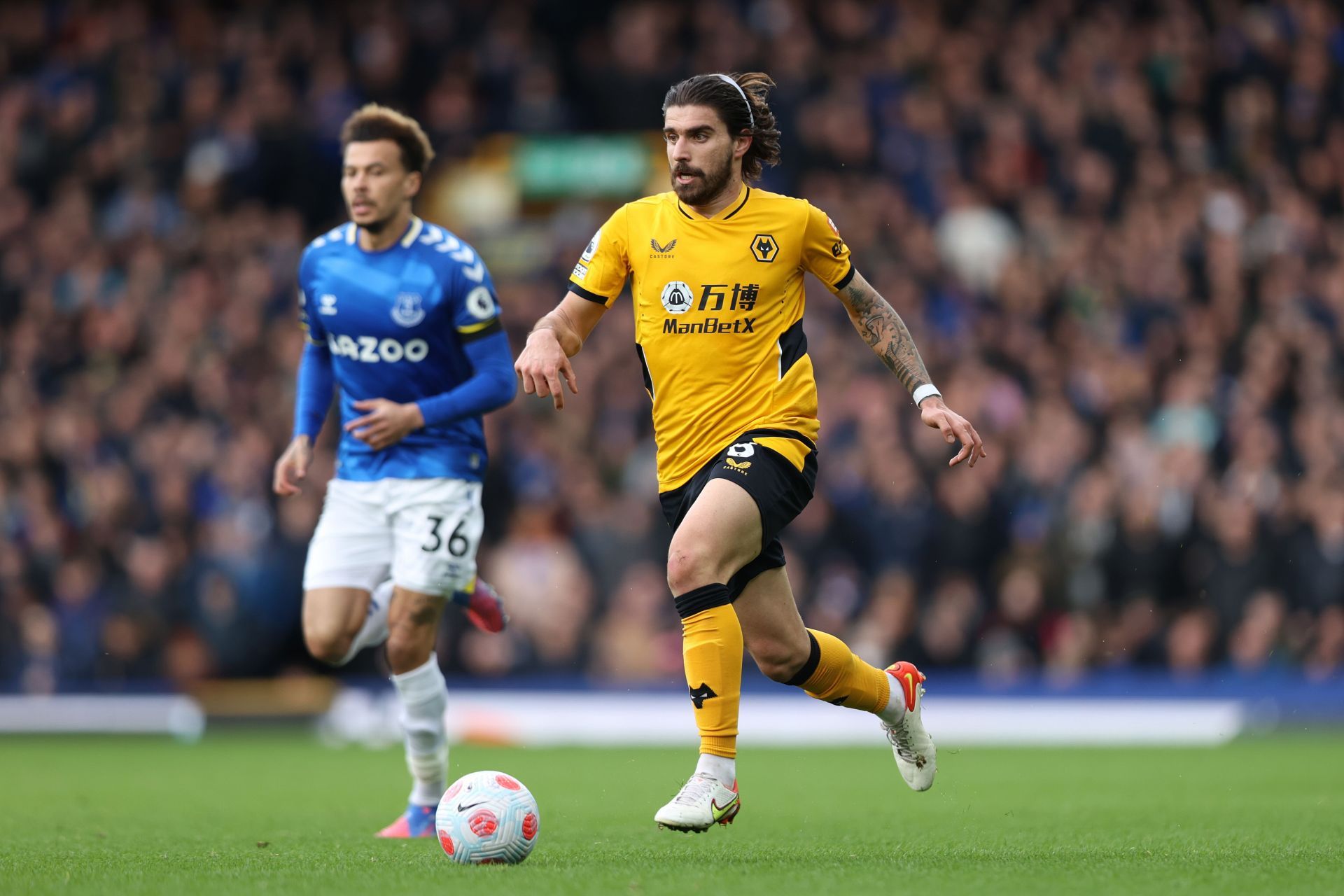 Ruben Neves (right) is wanted at Old Trafford.