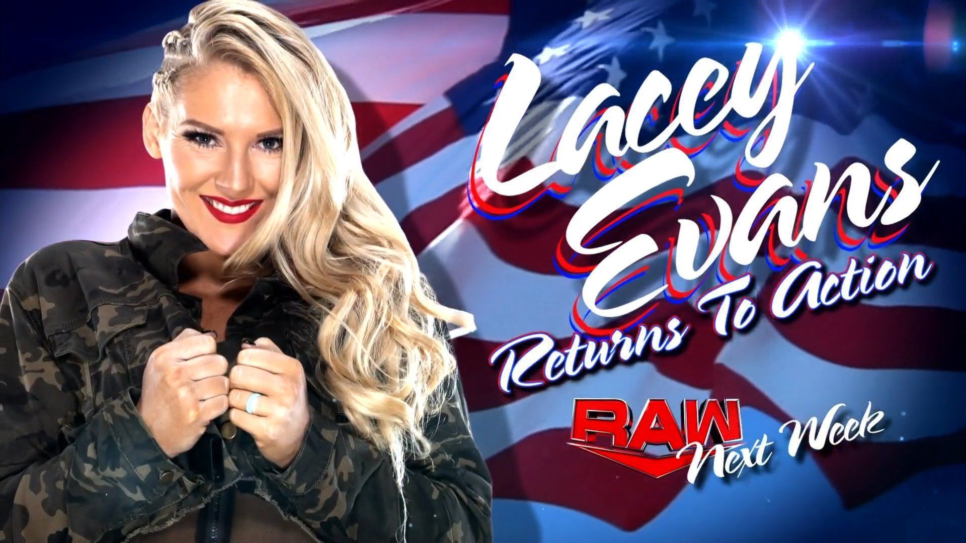 Lacey Evans was advertised to compete on this week's show