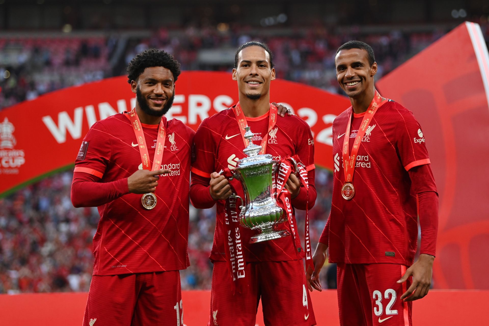 The Reds won their eighth FA Cup trophy